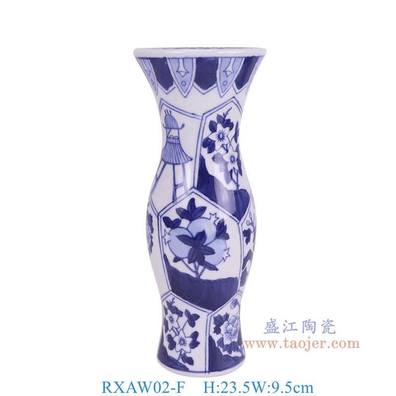 RXAW02-F青花花叶纹烛台