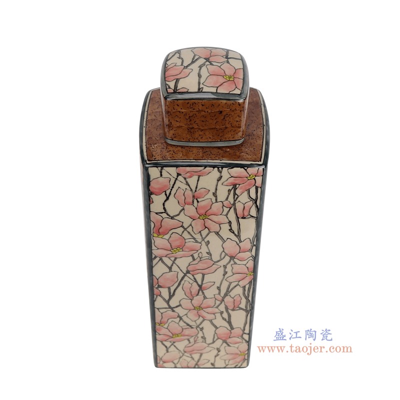 RXAW-xs192红色玉兰花四方禅雅塔俯视图