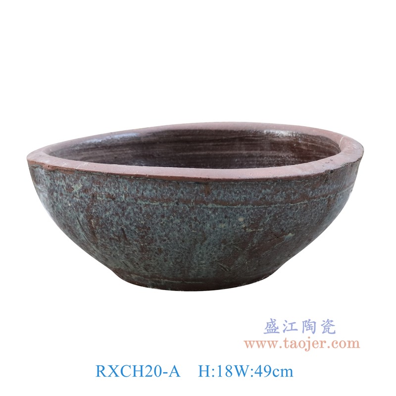 RXCH20-A仿古窑变红蓝色陶缸