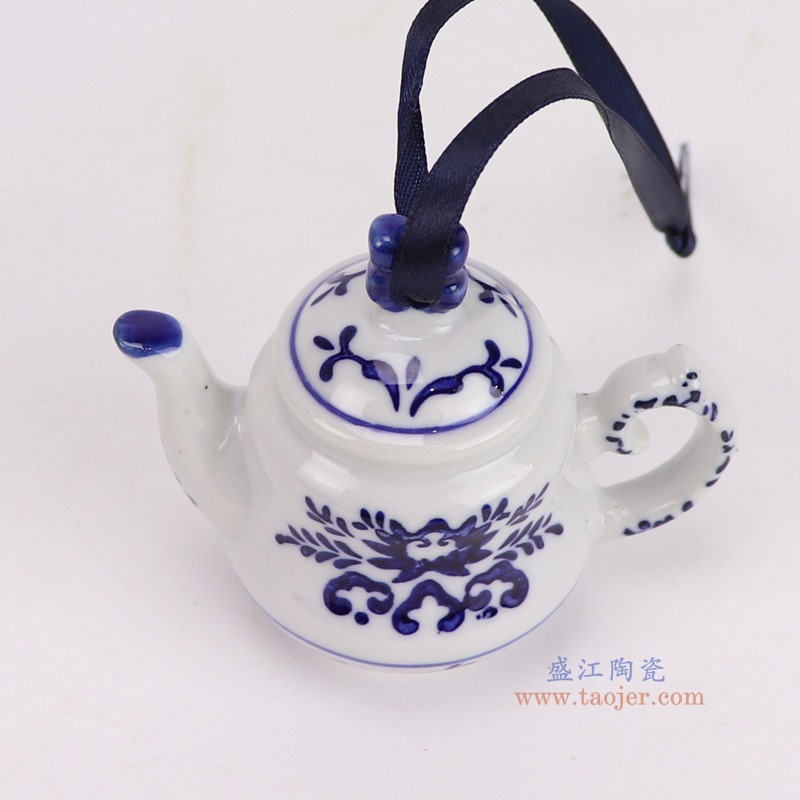 RZTO01-Yc青花壶吊坠吊瓶俯视图
