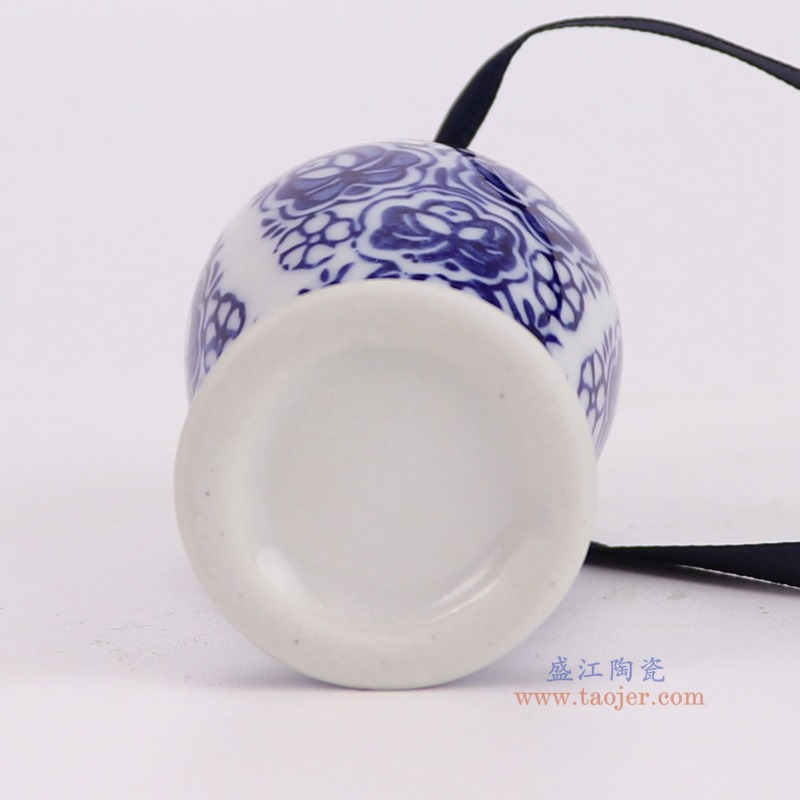 RZTO01-Yf青花花瓶吊坠吊瓶底部图