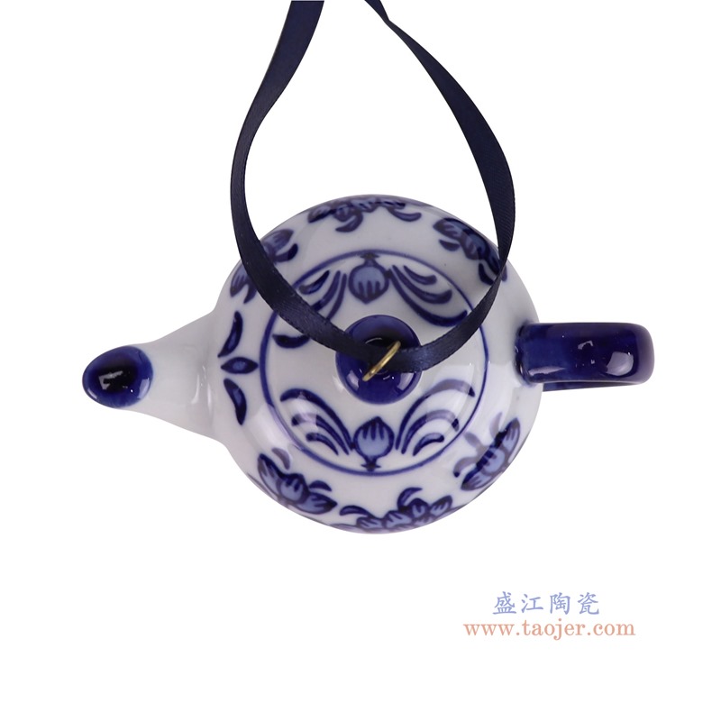 RZTO01-Ya青花壶吊坠吊瓶顶部图