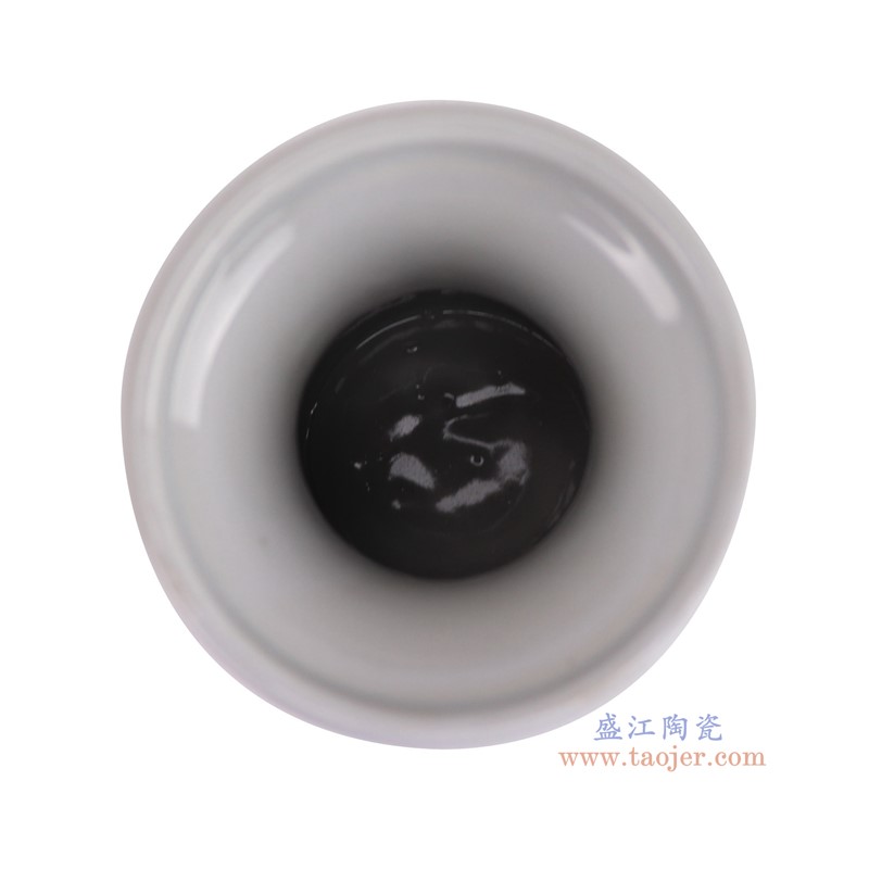 RXCJ01-A青花麒麟送子人物花瓶顶部图