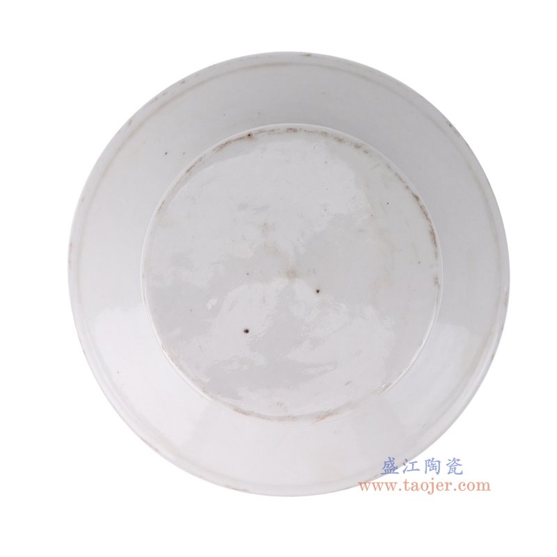 RZPI19-B白色竹节直筒茶叶罐顶部图
