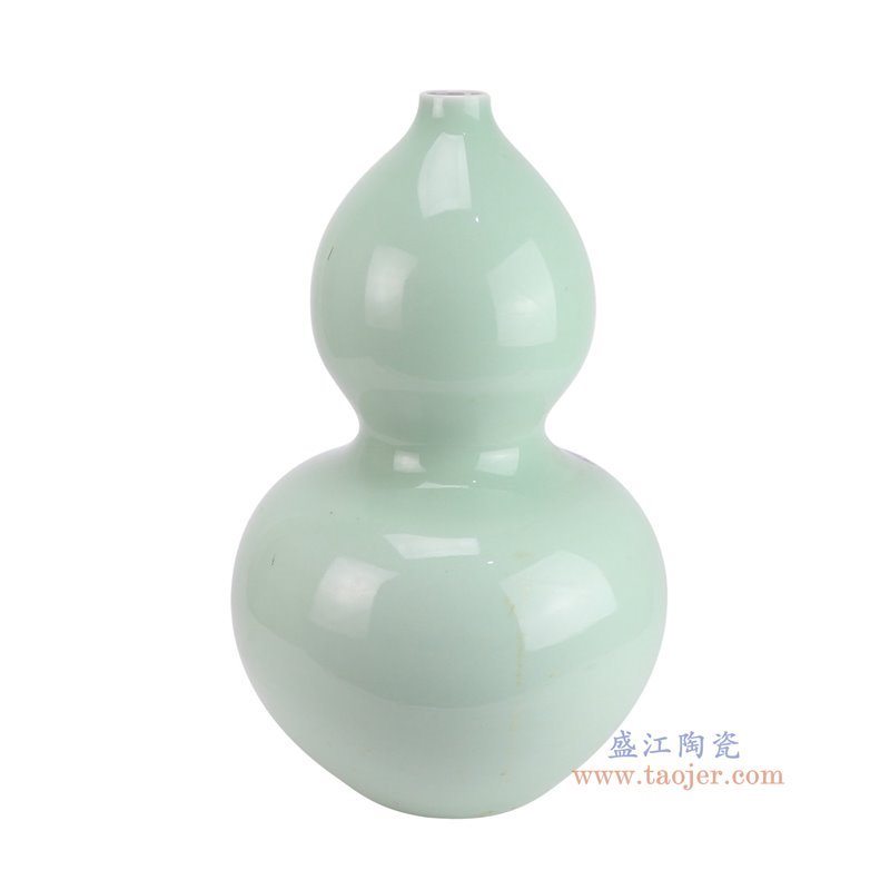 RXBB01-A-XL青花狮子戏球纹葫芦瓶侧面图