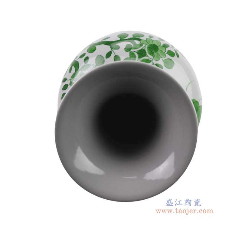 RZTX17-A  绿色荷花梅花赏瓶