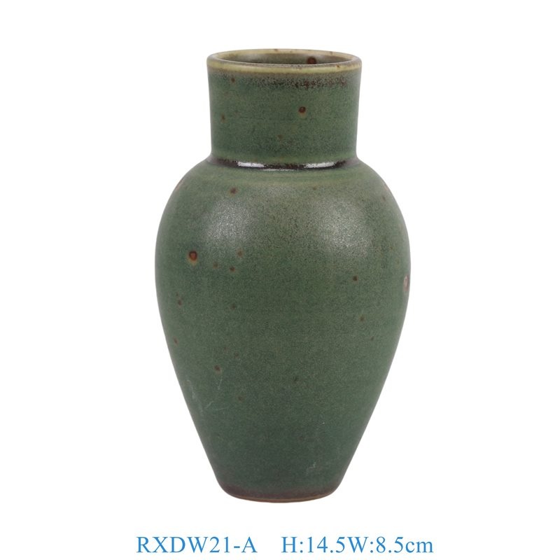 RXDW21-A 茶绿色花瓶   
