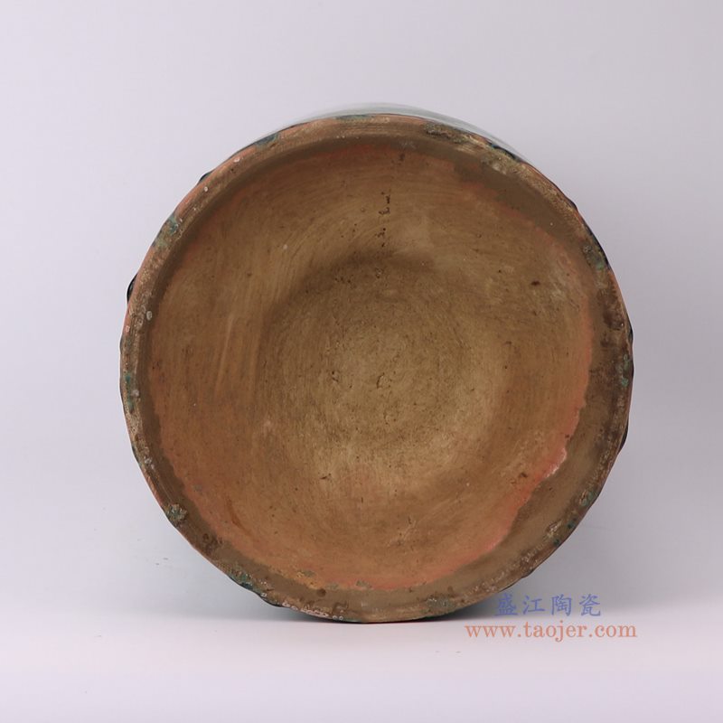 RZSP74-A 窑变绿色箭筒伞筒   