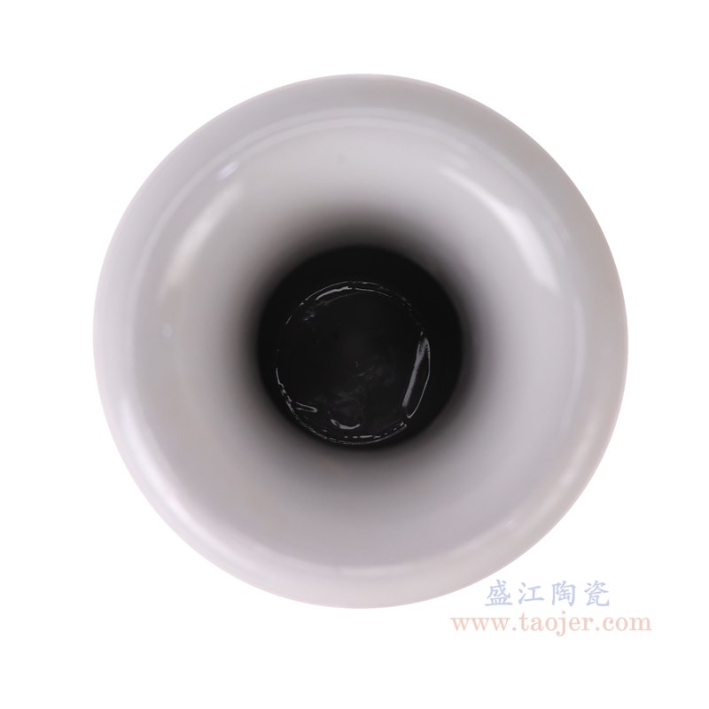 RZFA18-B 娘惹瓷粉彩黄底开窗凤凰牡丹纹双耳花瓶   