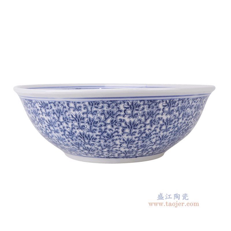 RZLE05-C-M 青花细花大碗12英寸碗中号