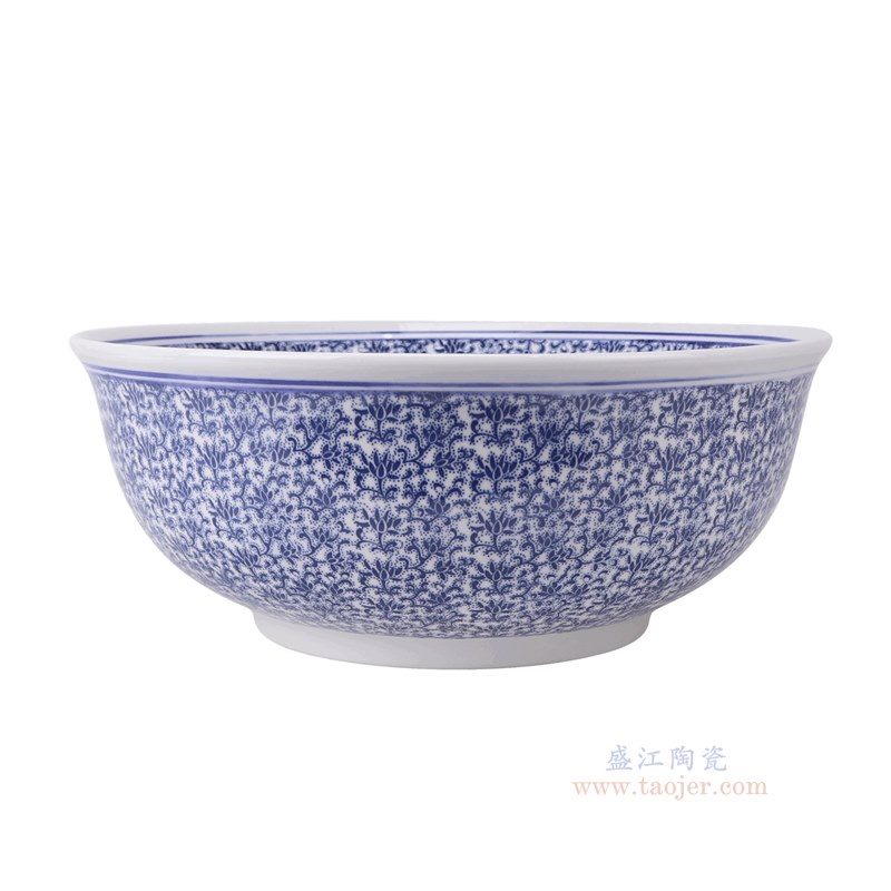 RZLE05-C-XL 青花细花大碗16英寸碗加大号   