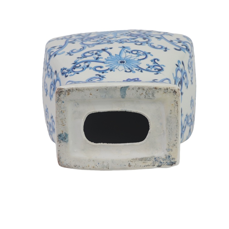 RXDF06-B 青花缠枝莲四方梅瓶灯具  