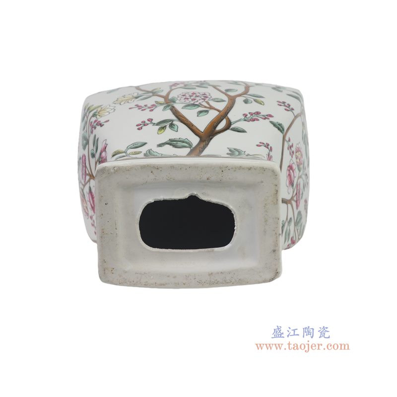 RXDF06-C 彩绘花树纹四方梅瓶灯具  