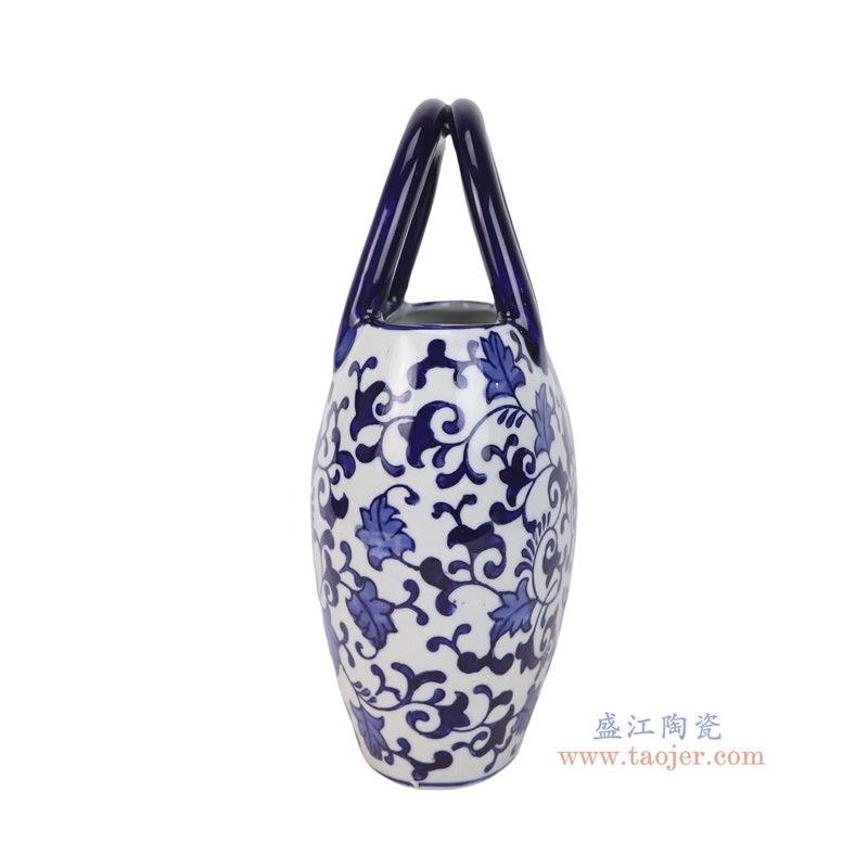 RXEM03-A青花缠枝莲花篮