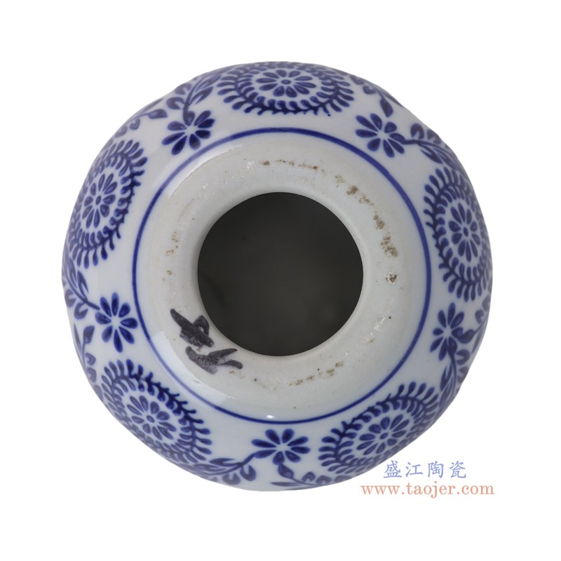 RXCD44-i青花花叶纹烛台