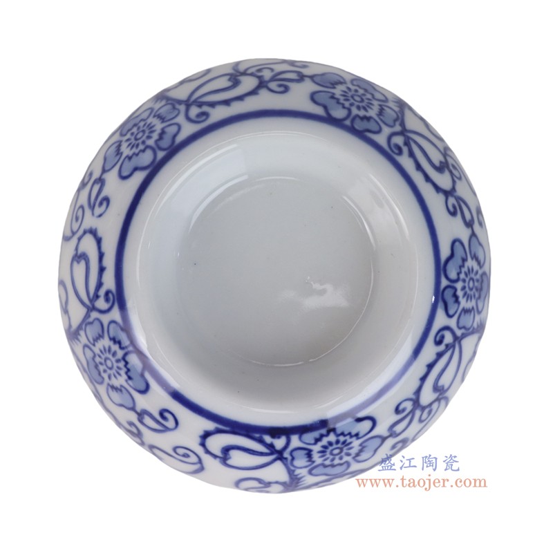 RXCD44-B青花花叶纹烛台