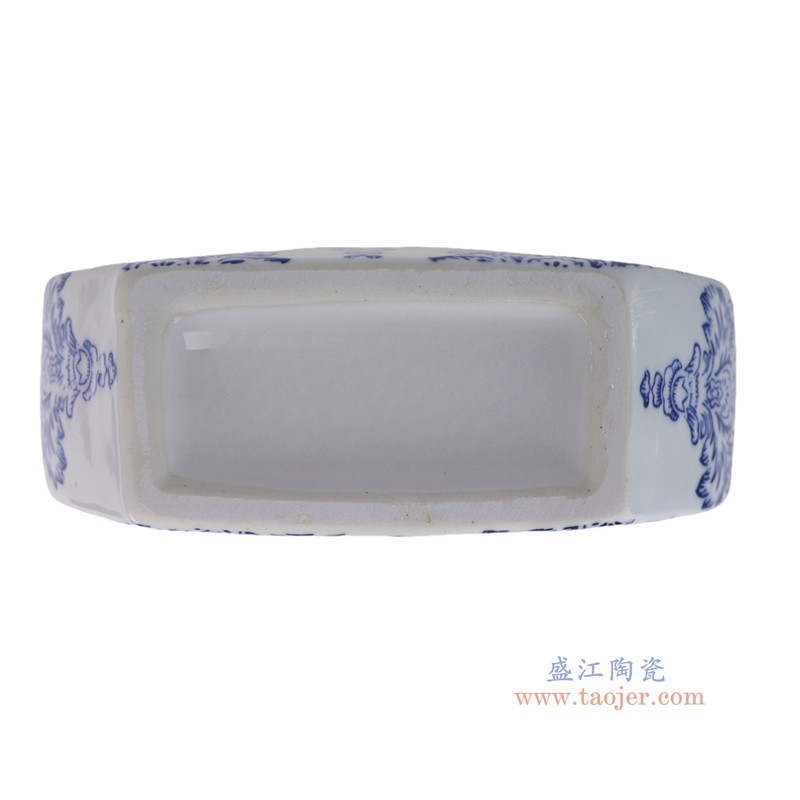 RXCD41-A青花四方扁肚葫芦瓶