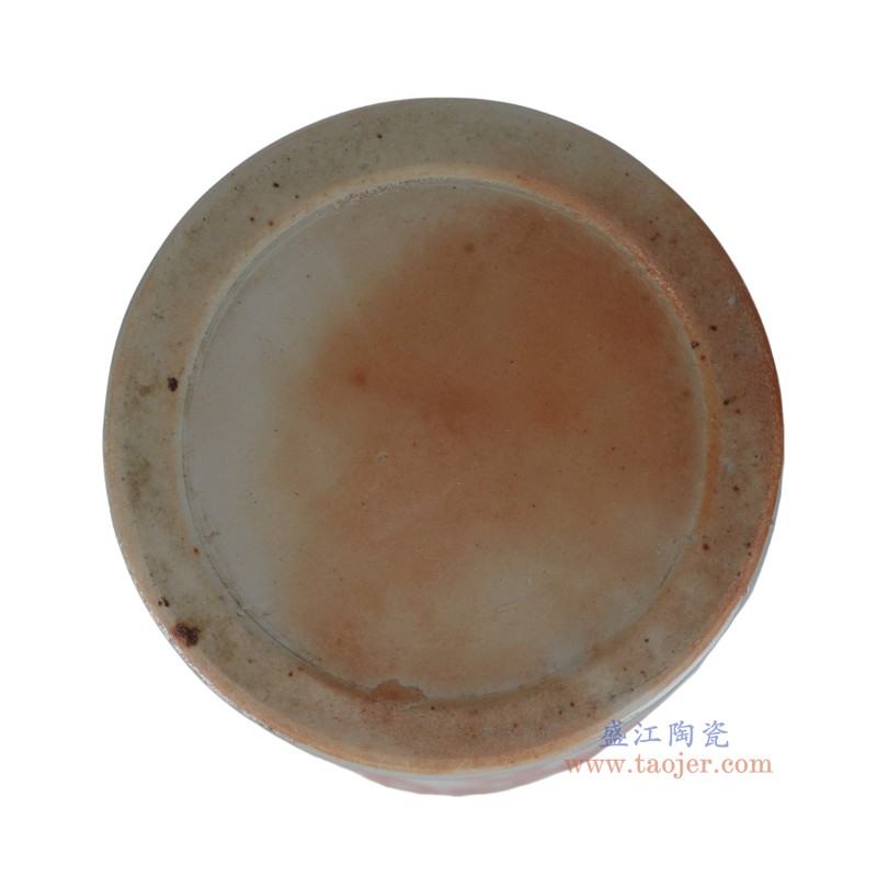 RXBA24-C釉里红底白龙纹梅瓶 