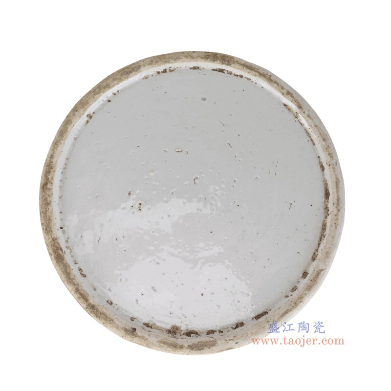 RZMV34-J红绿斗彩花鸟狮子头将军罐 