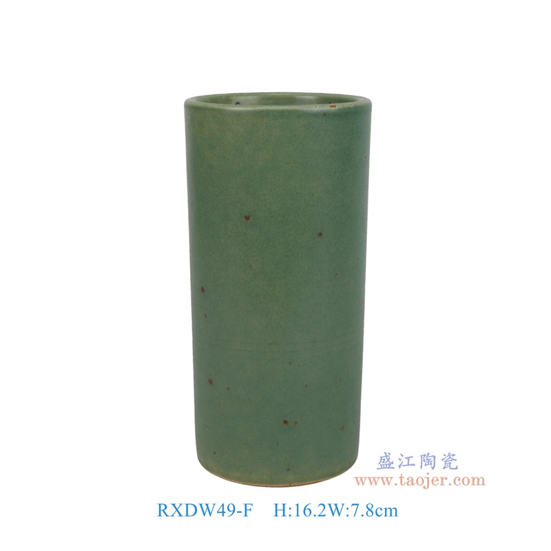 RXDW49-C颜色釉笔筒直筒瓶 