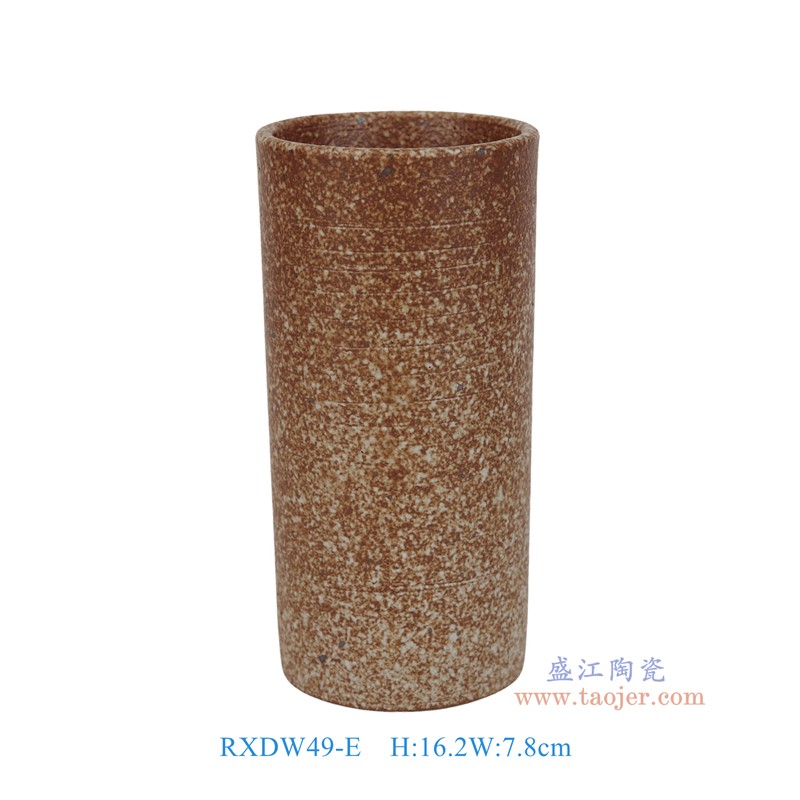 RXDW49-C颜色釉笔筒直筒瓶 