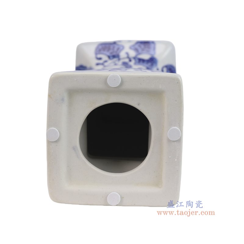 RXCE-DNS0210 青花缠枝莲方口烛台 