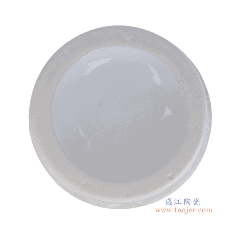 RXEM04-B  绿底青花牡丹大肚瓶罐