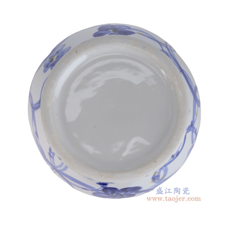RZUF101-E   青花花叶纹花瓶