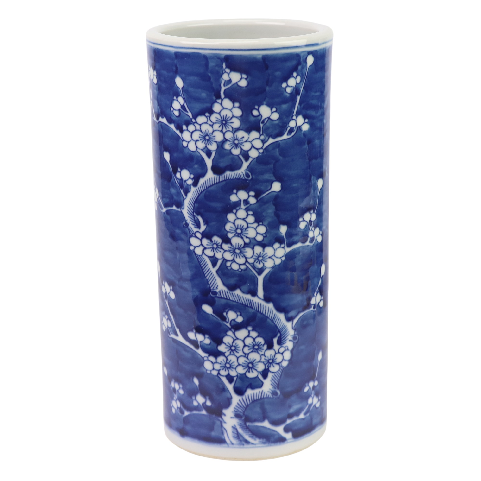 RXDR04-B青花浅蓝底梅花冰梅箭筒伞筒直筒