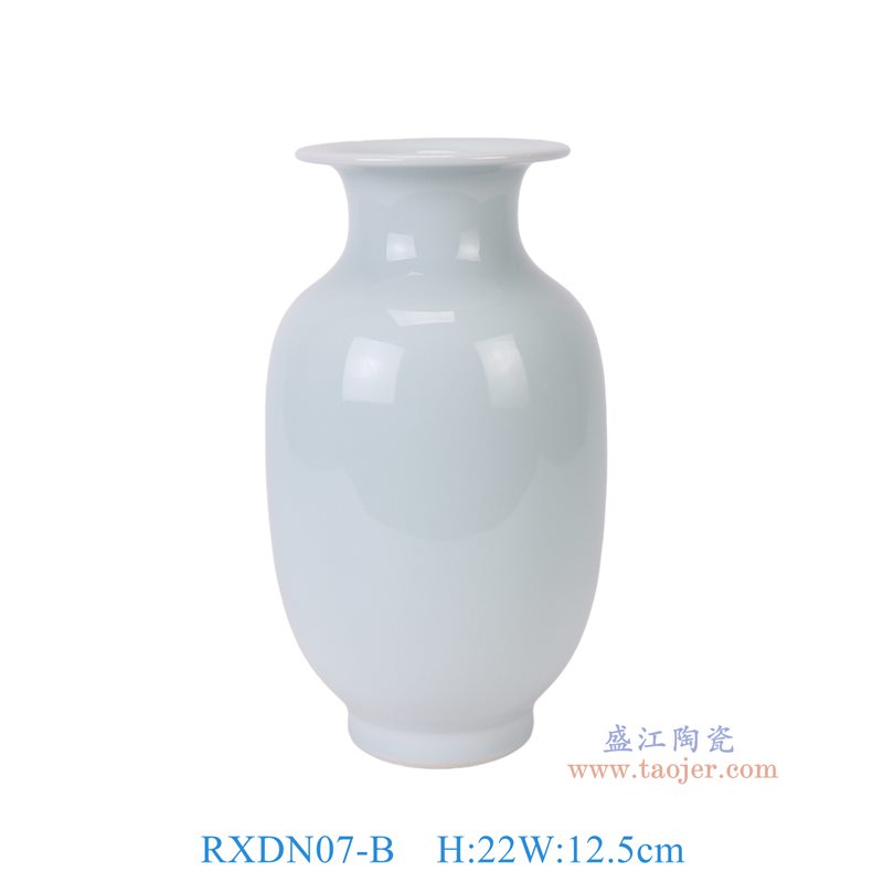 RXDN07-B  影青雕刻荷花冬瓜瓶