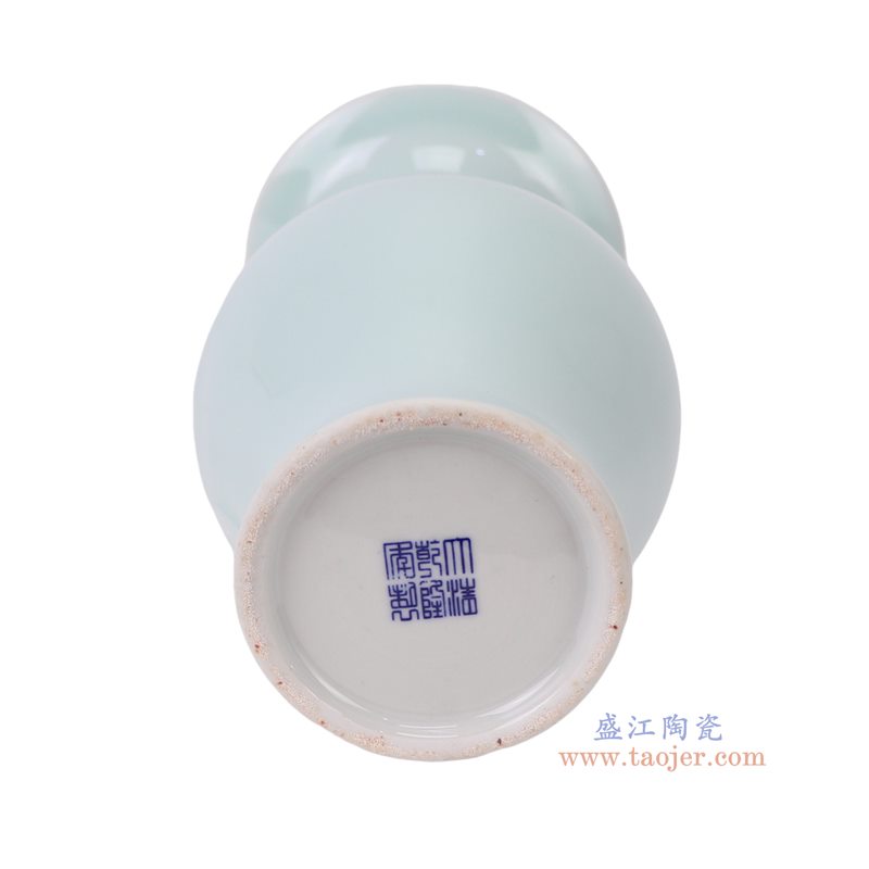 RXDN06-A  影青雕刻荷花花觚瓶