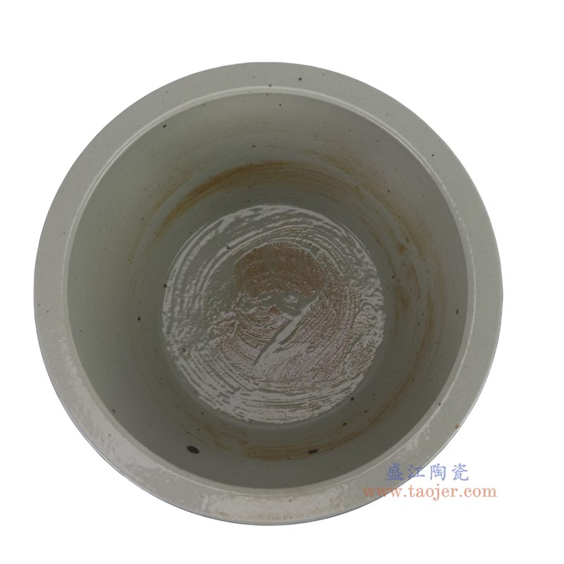 RZFB54-A   脚踩泥青花鸳鸯戏水直口缸水浅大碗