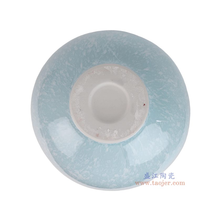 RZMY102-B-L 窑变蓝白花器两件套大号