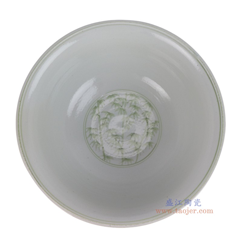 RZSX135-G 绿色竹纹大碗