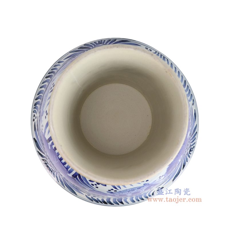 RZPI111-A 青花鱼藻纹高脚碗