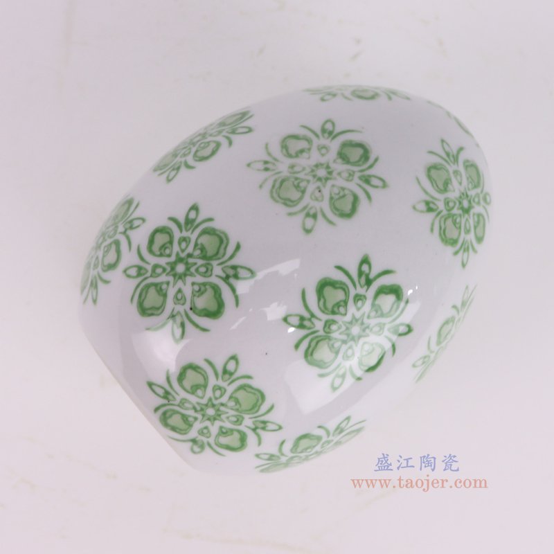RZTo95-F  绿色花叶纹鸡蛋