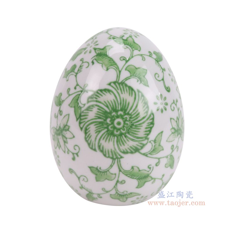 RZTo95-E 绿色花叶纹鸡蛋