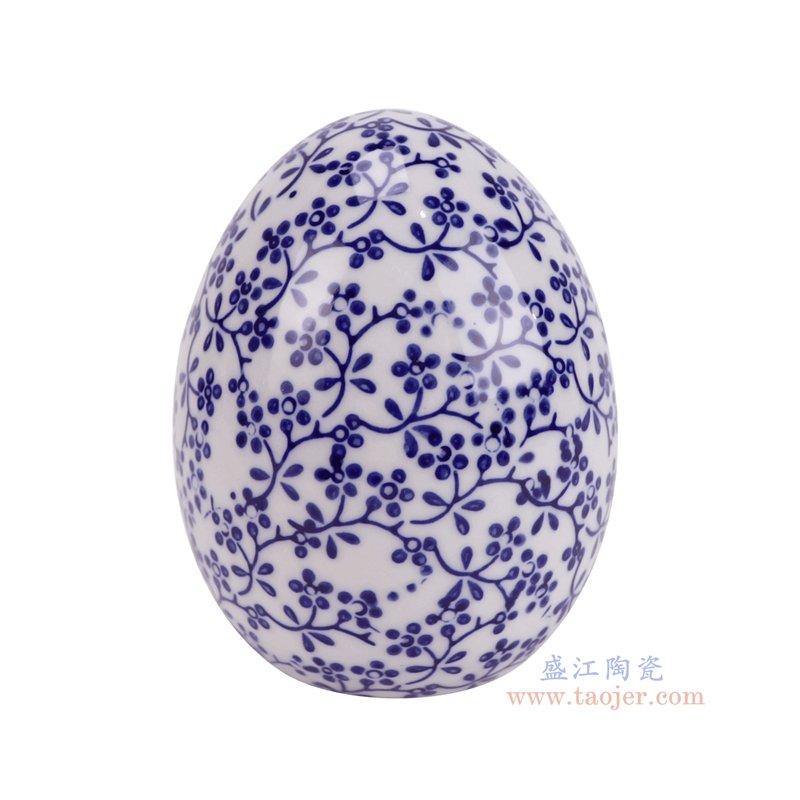 RZTo95-D  青花花叶纹鸡蛋