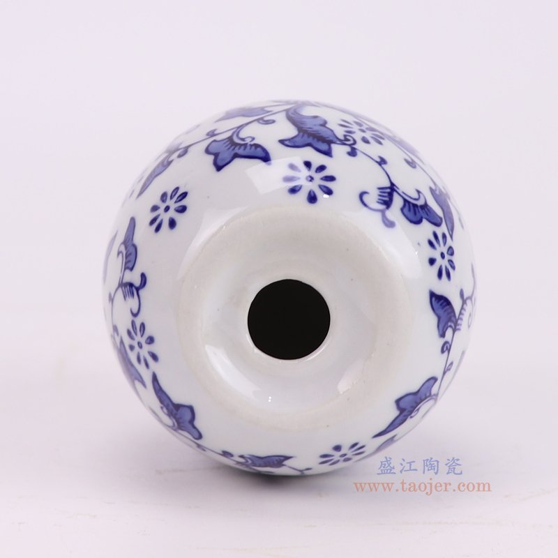 RZTo95-C  青花花叶纹鸡蛋