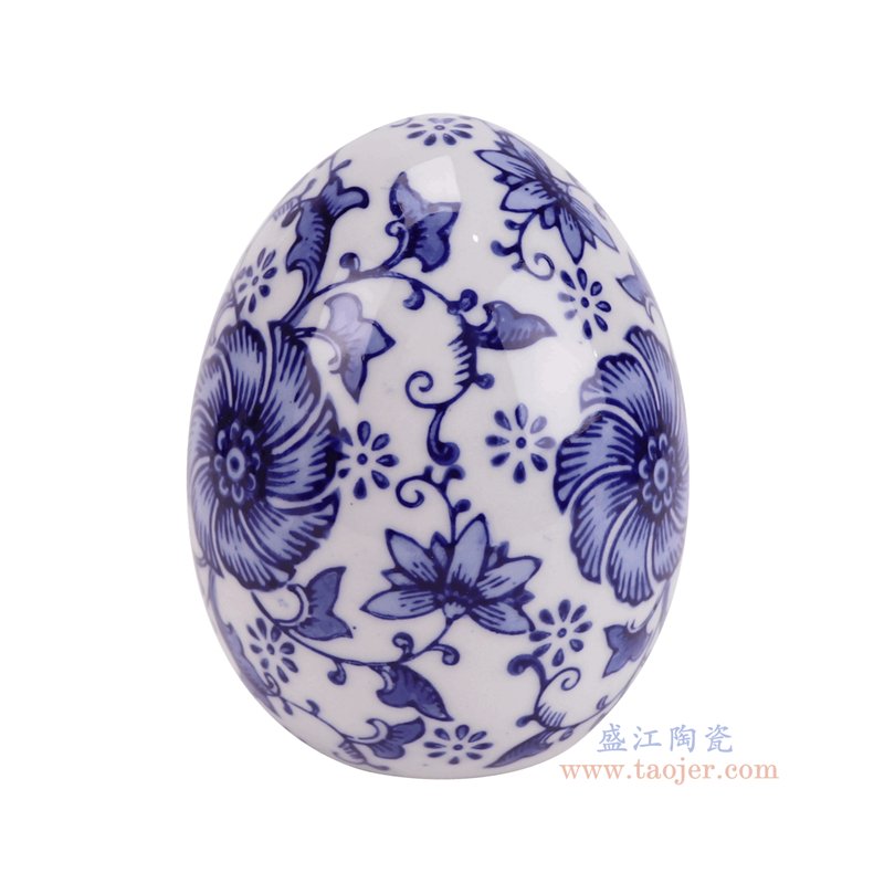 RZTo95-C  青花花叶纹鸡蛋