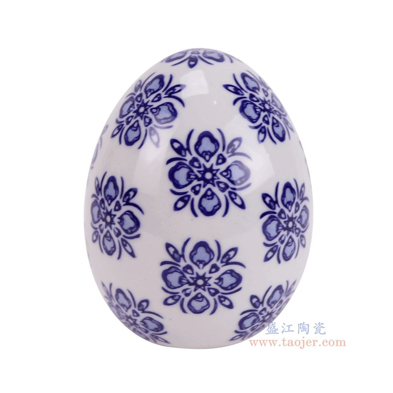 RZTo95-B 青花花卉纹鸡蛋