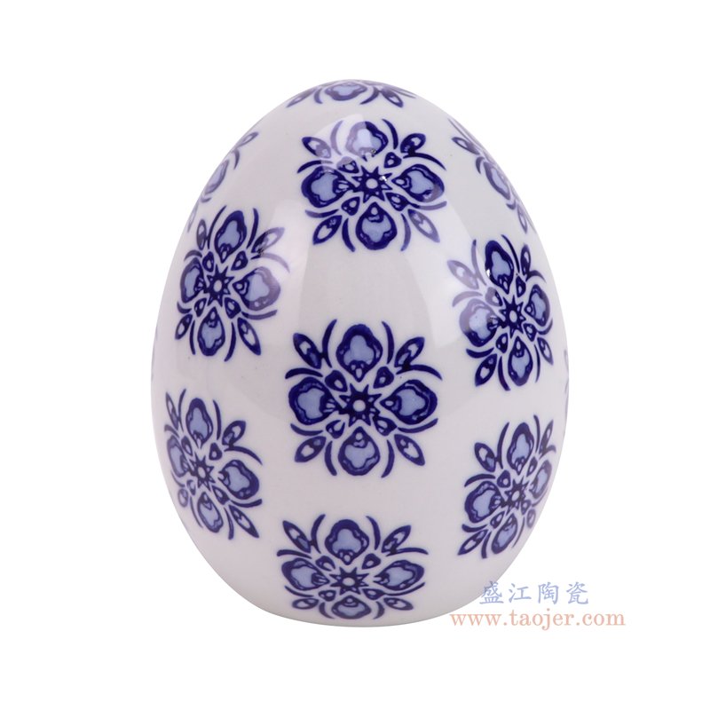 RZTo95-B 青花花卉纹鸡蛋