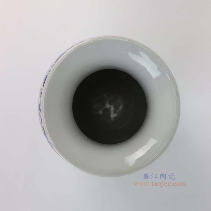 RZTO88-A 青花缠枝莲冬瓜瓶 