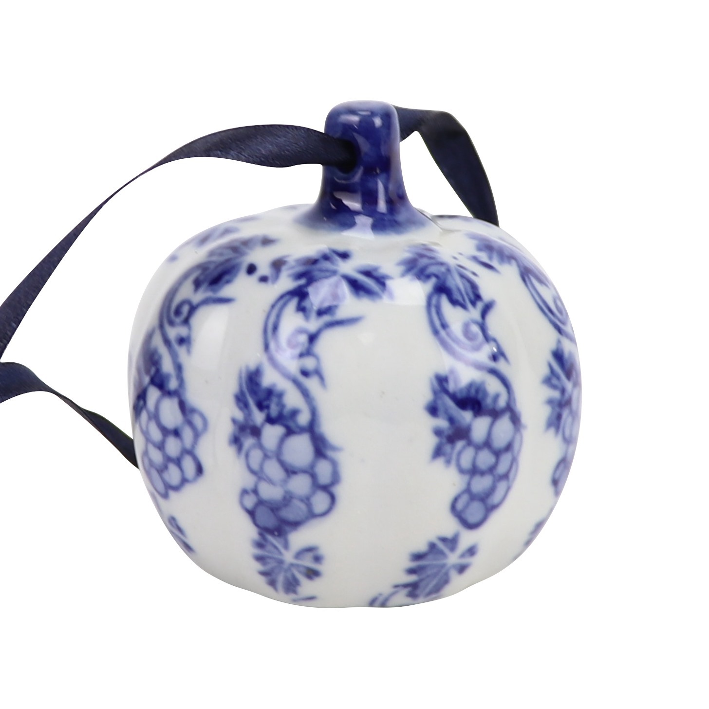 RZTO01-ZO 青花花卉南瓜圣诞吊坠 