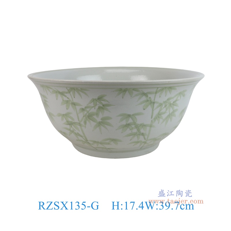 RZSX135-G 绿色竹纹大碗