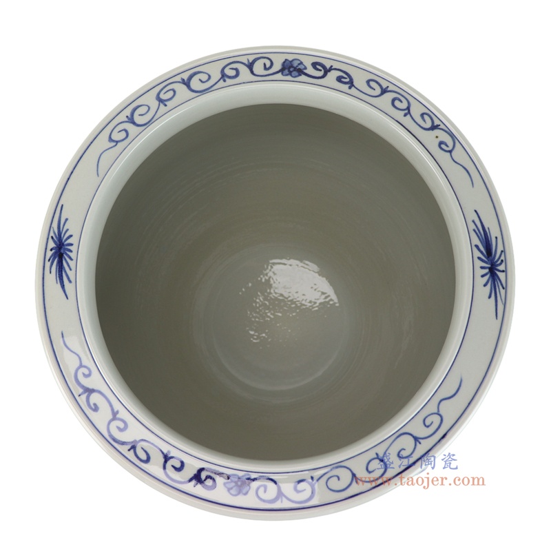 RZSC70-A-S    青花八仙人物狮耳大缸   