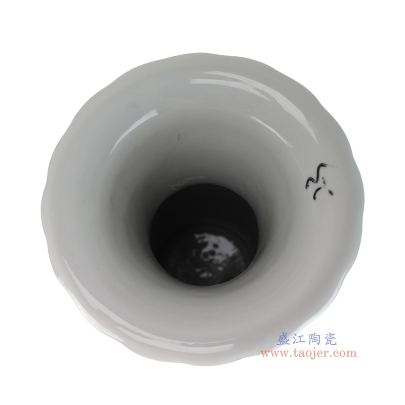 RZSY30-A    粉彩群仙拜寿人物双耳花瓶