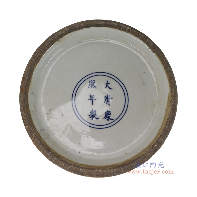 RZSY28-A   粉彩仕女人物红狮耳花瓶