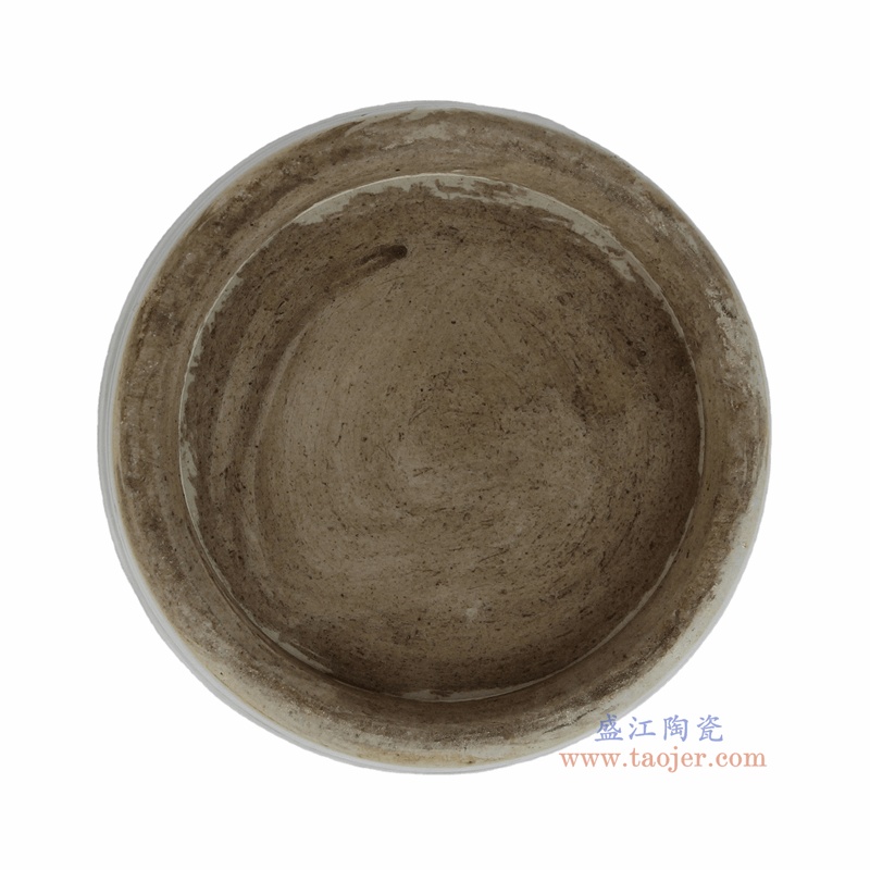 RZPI132-A  青花花卉纹盖罐眀罐 