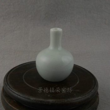 ZJBD21景德镇精品陶瓷 白釉 天球 鼻烟壶